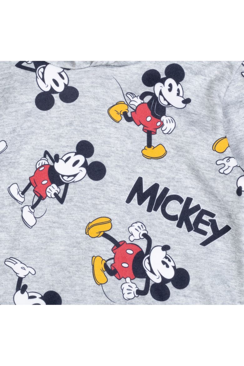 Mickey Mouse Fleece 2-Piece Hoodie and Pants Set, Alternate, color, Mickey Grey Black