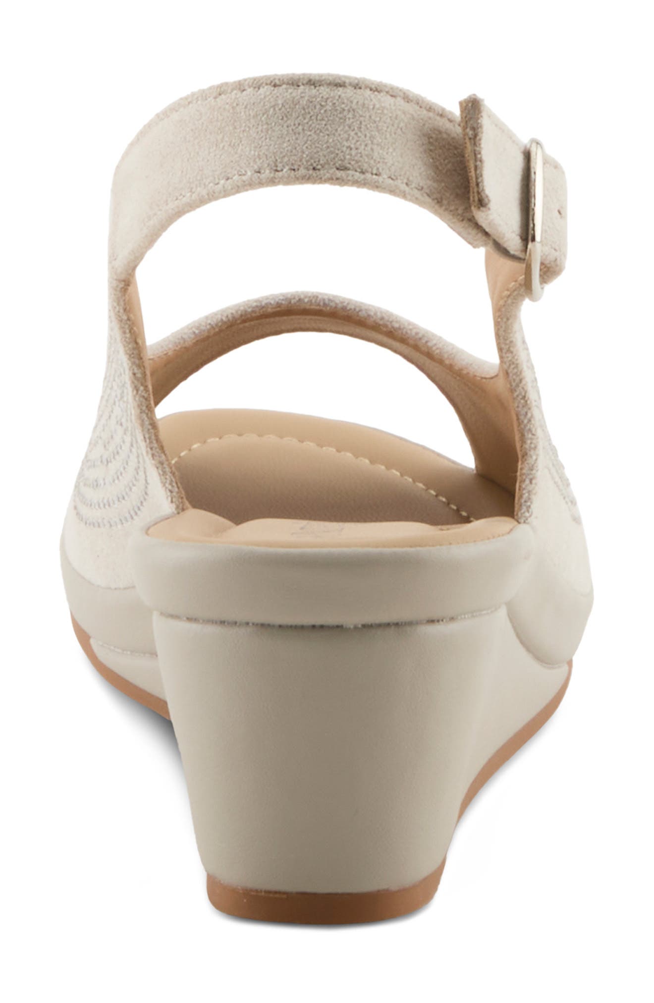 Adriella Slingback Wedge Sandal, Main, color, WHITE