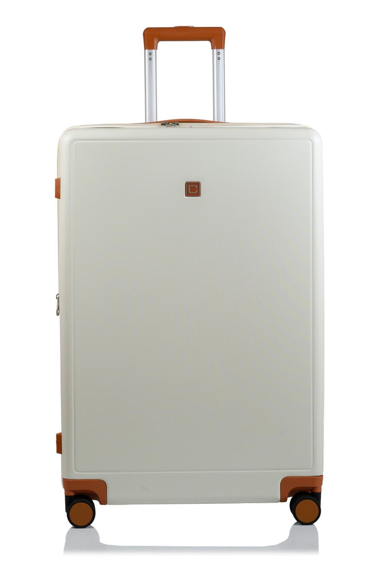 Vintage Muse 3-Piece Hardside Luggage Set, Alternate, color, IVORY/ TAN