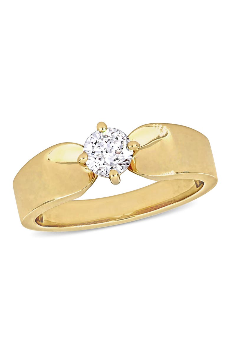 Julianna B. Diamond Solitaire Ring 14k Gold, Main, color, 