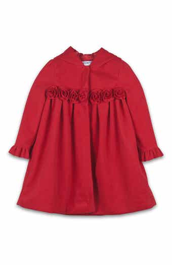 Kids' Rosette Hooded Coat