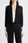 Anne Klein Sheer Stripe Shrug