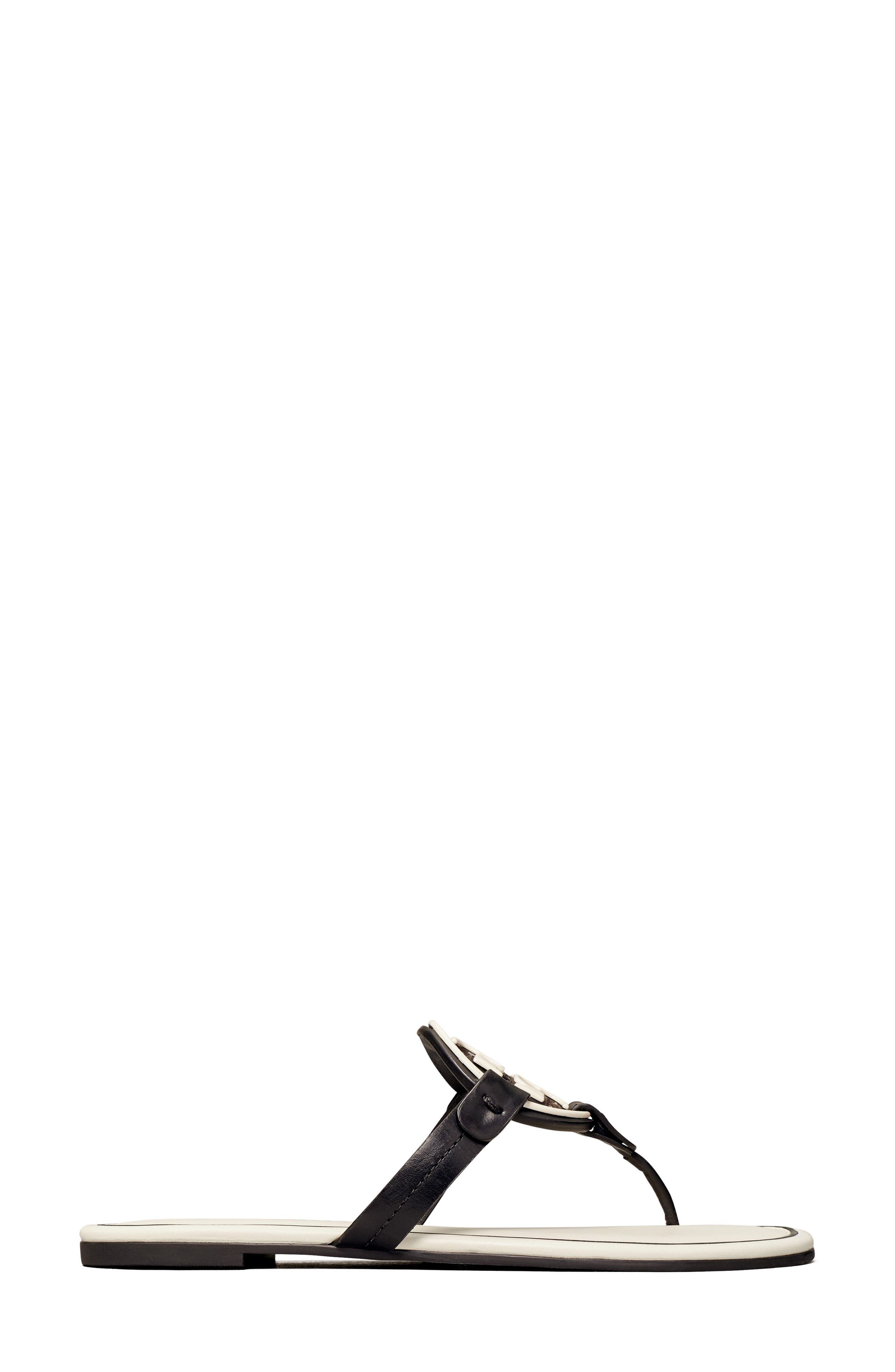 Tory Burch Metal Miller Leather Sandal, Alternate, color, 