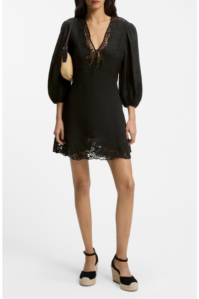 Minidress, Main, color, BLACK