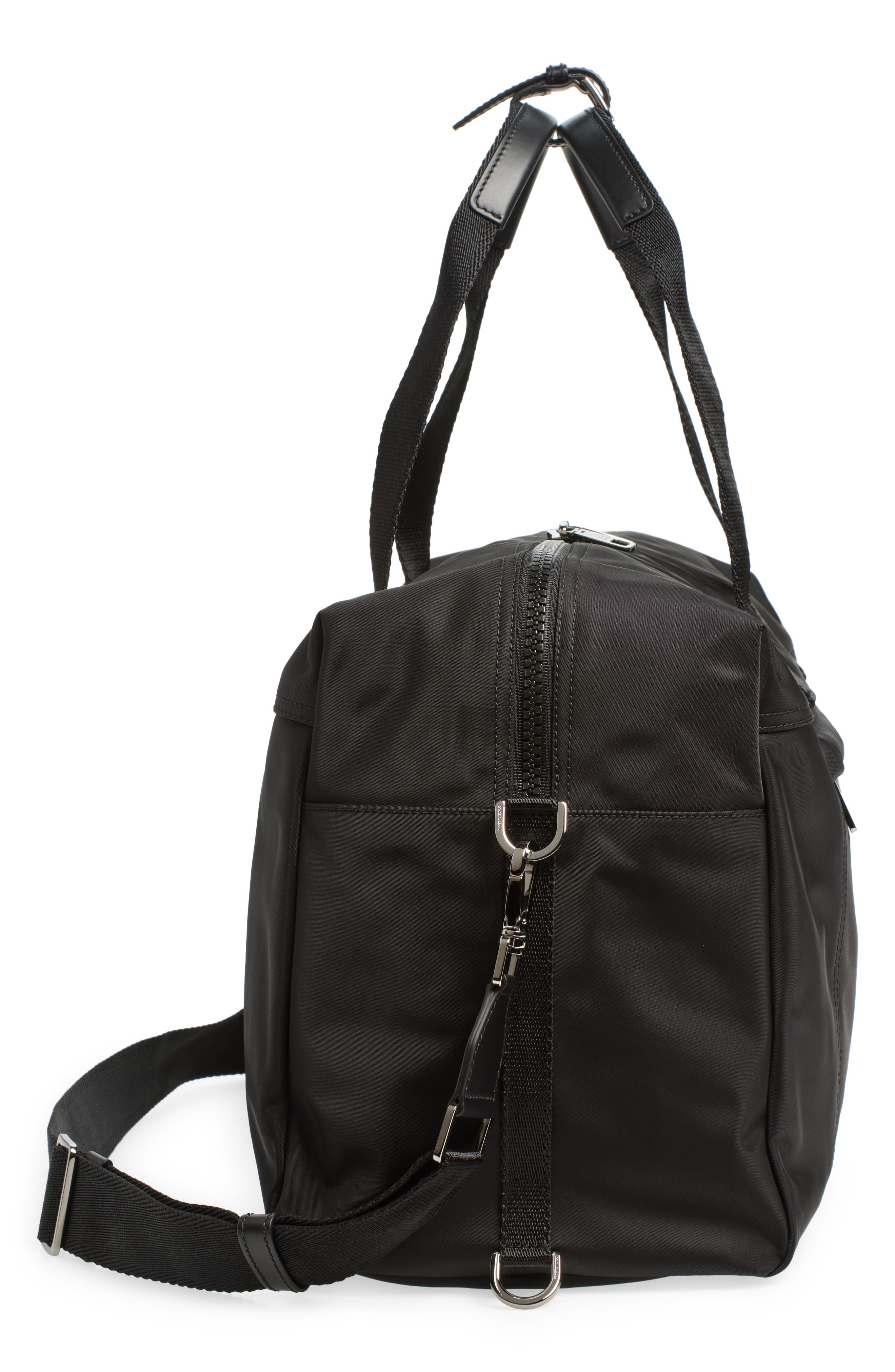 Dolce&Gabbana Logo Lettering Duffle Bag, Alternate, color, 8B956 Nero/ Nero