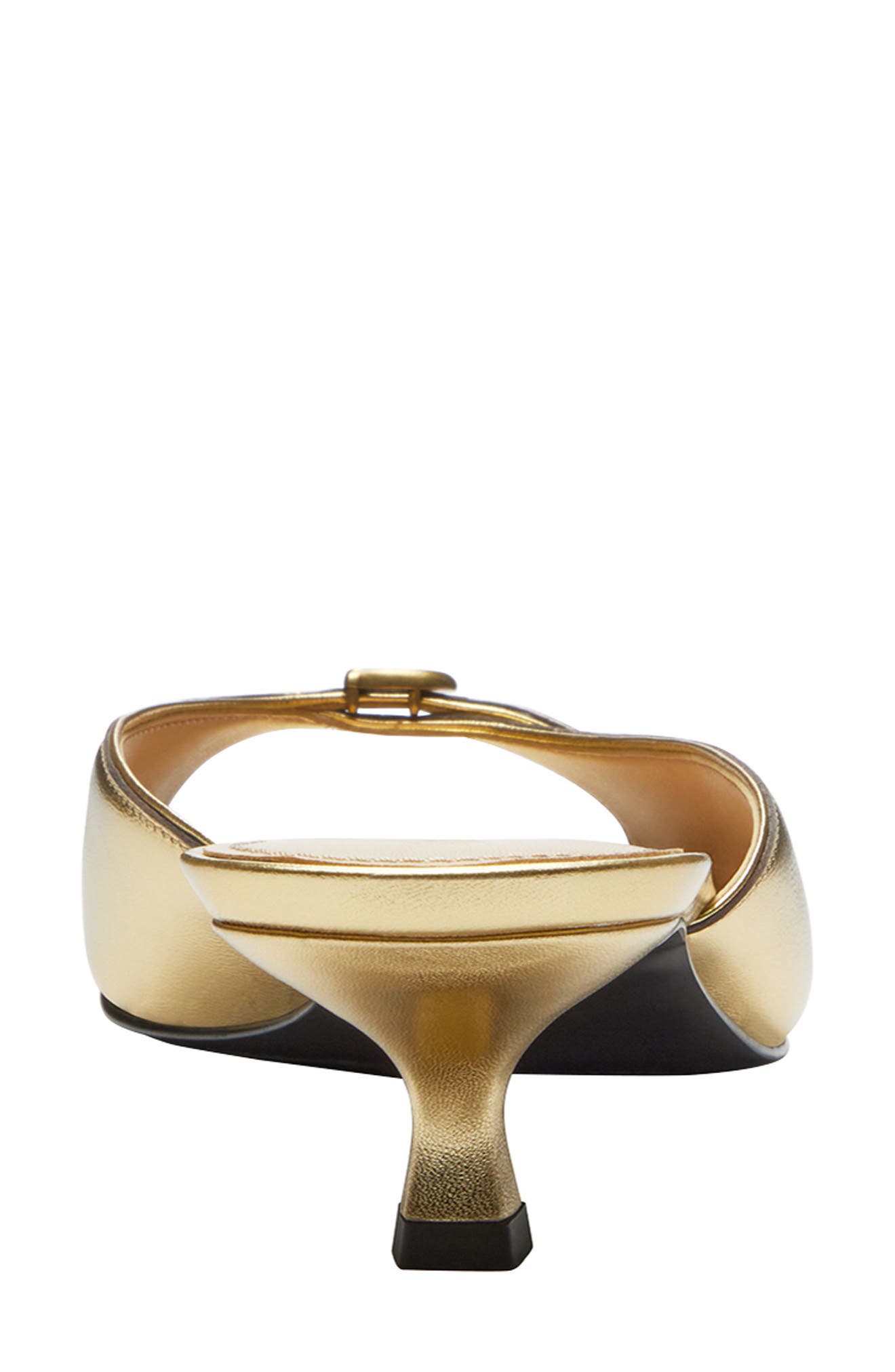 COACH Margot Kitten Heel Sandal, Alternate, color, Gold