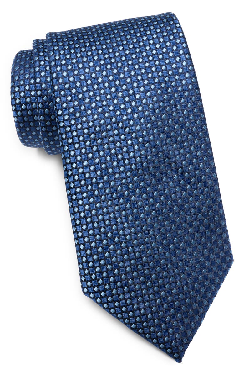 Tommy Hilfiger Micro Neat Dot Tie, Main, color, Navy/ Blue
