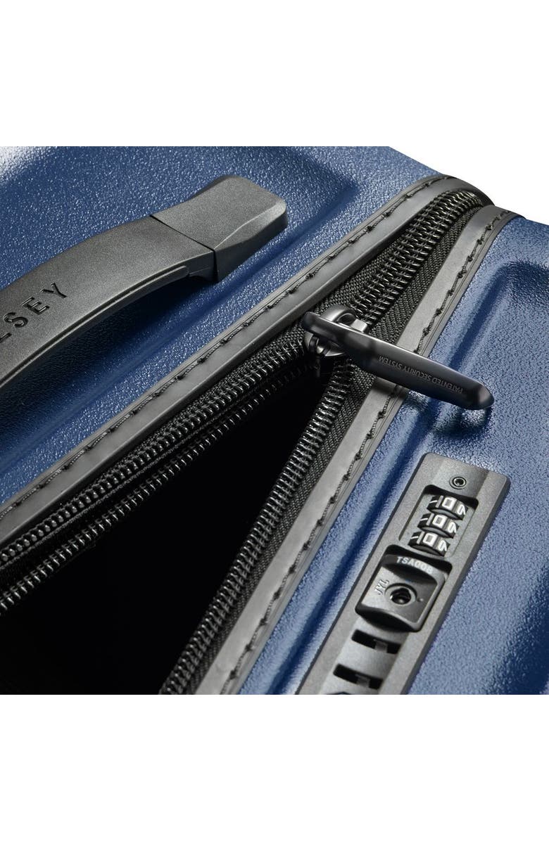 Delsey Paris Turenne 2.0 Large Checked Trunk Spinner Luggage, Alternate, color, Night Blue