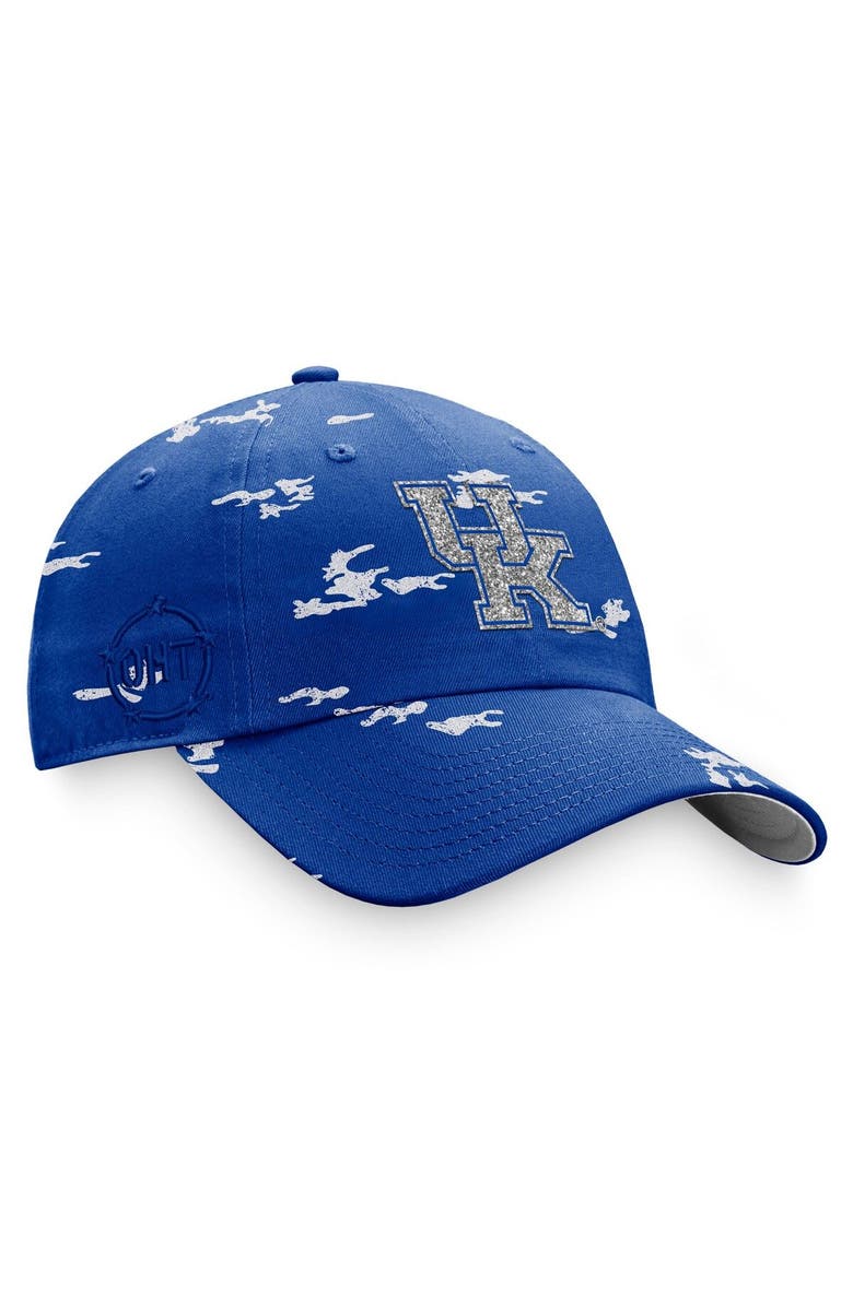 TOP OF THE WORLD Women's Top of the World Royal Kentucky Wildcats OHT Military Appreciation Betty Adjustable Hat, Alternate, color, 