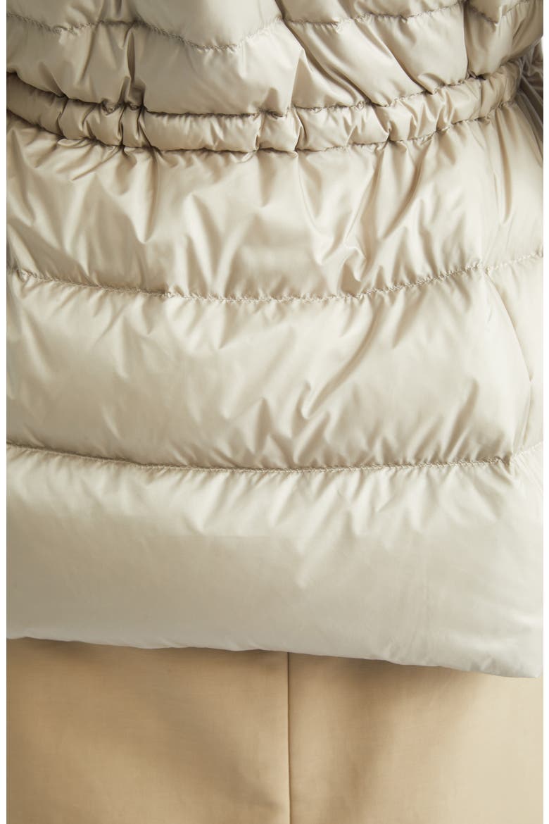 Raies Quilted Down Puffer Jacket, Alternate, color, BEIGE