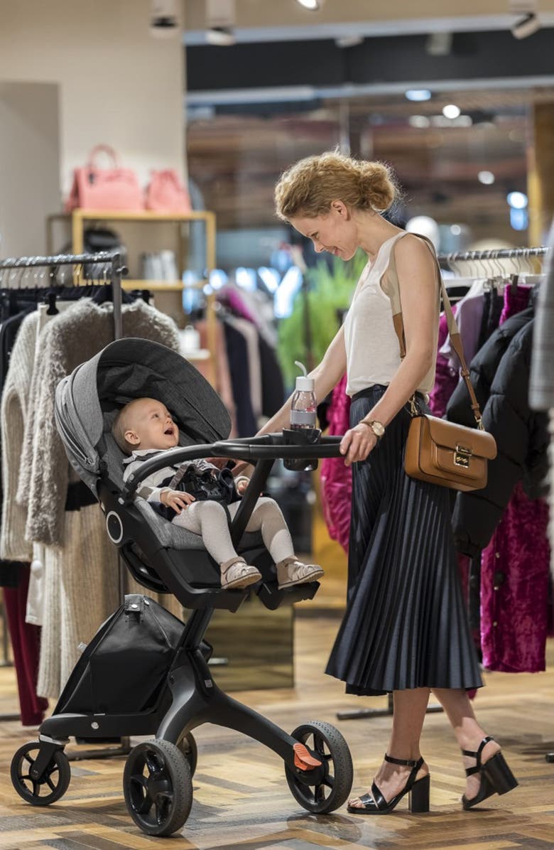 Stokke Xplory<sup>®</sup> Black Chassis Stroller, Alternate, color,