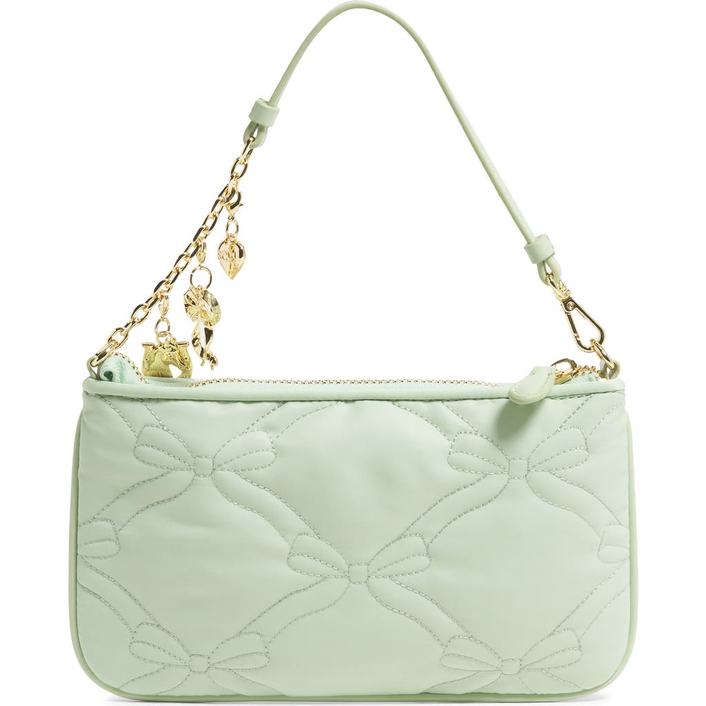 Stoney Clover Lane Charm Nylon Crossbody Bag In Green