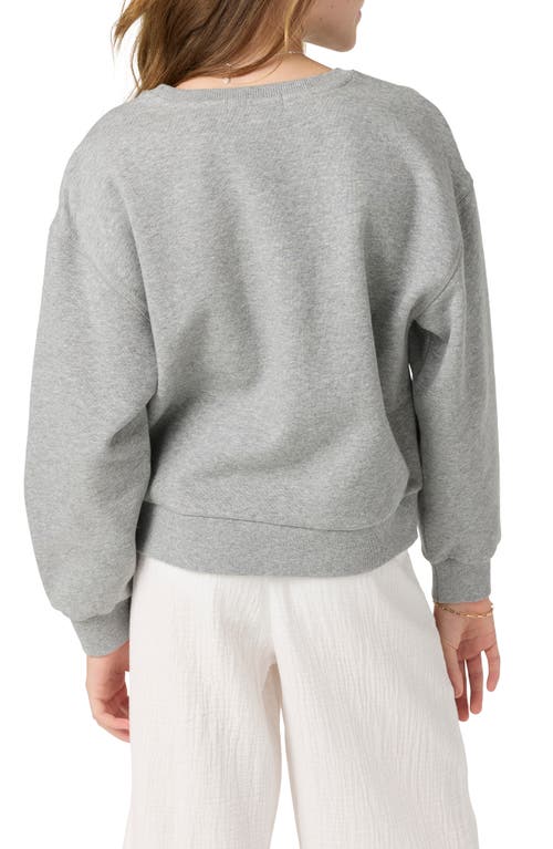 O'neill Kids' Ana Graphic Sweatshirt In Heather Ash