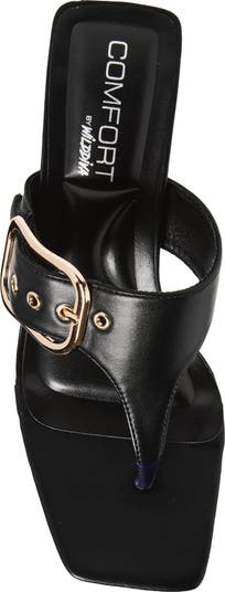 Merasa Heeled Slide Sandal