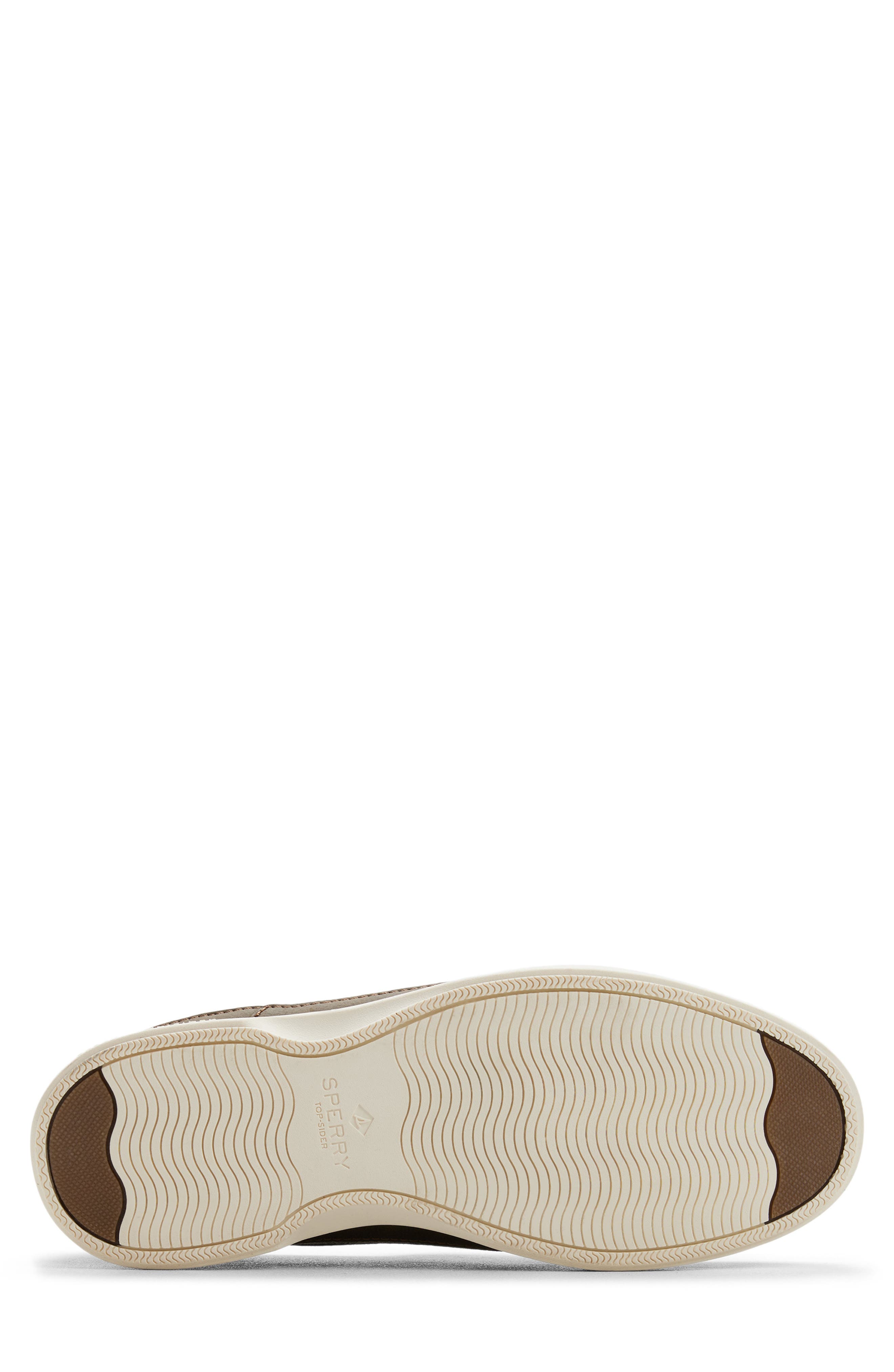 Sperry Hull 3-Eye Boat Shoe, Alternate, color, Olive