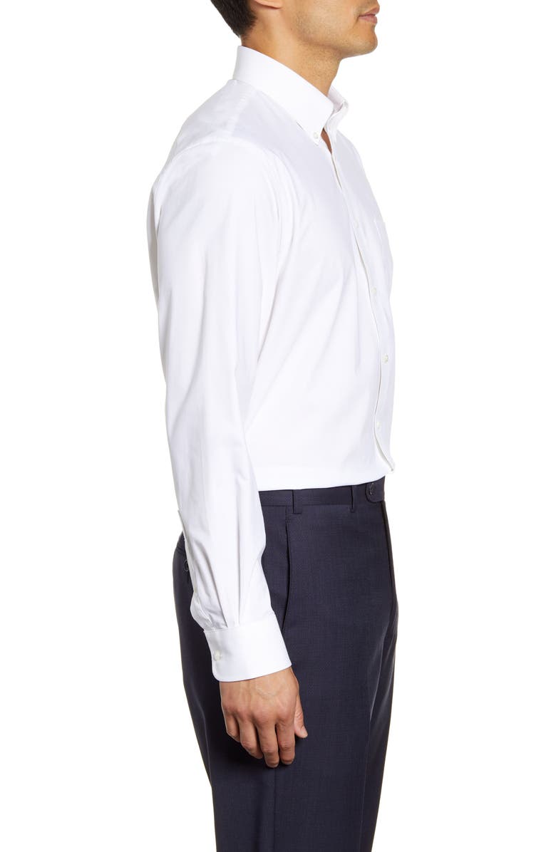 NORDSTROM MEN'S SHOP Tech-Smart Traditional Fit Stretch Pinpoint Dress Shirt, Alternate, color, 
