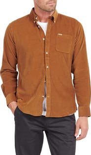 Barbour Ramsey Tailored Fit Corduroy Button-Down Shirt