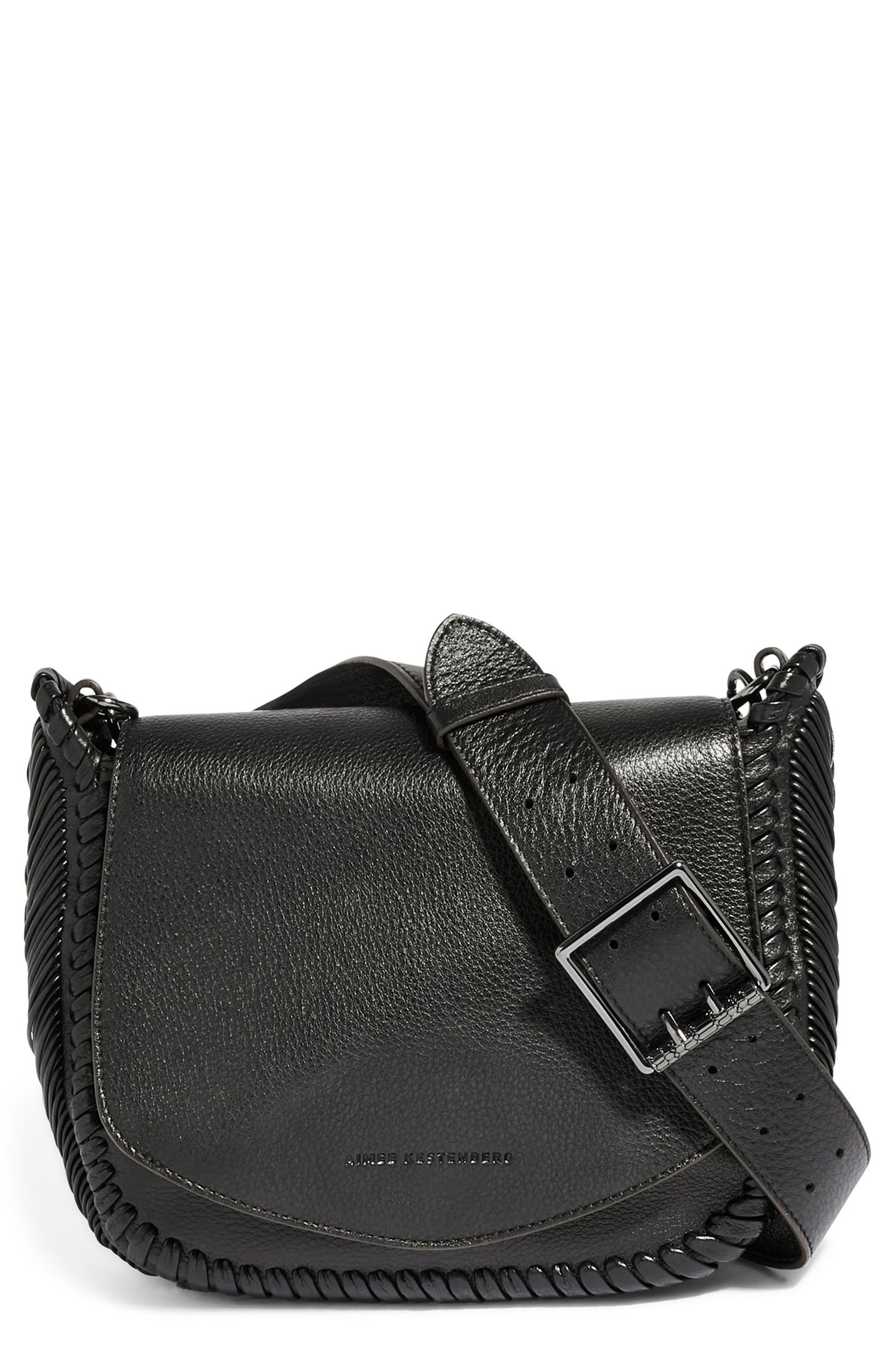 AIMEE All for Love Leather Crossbody Bag, Main, color, 