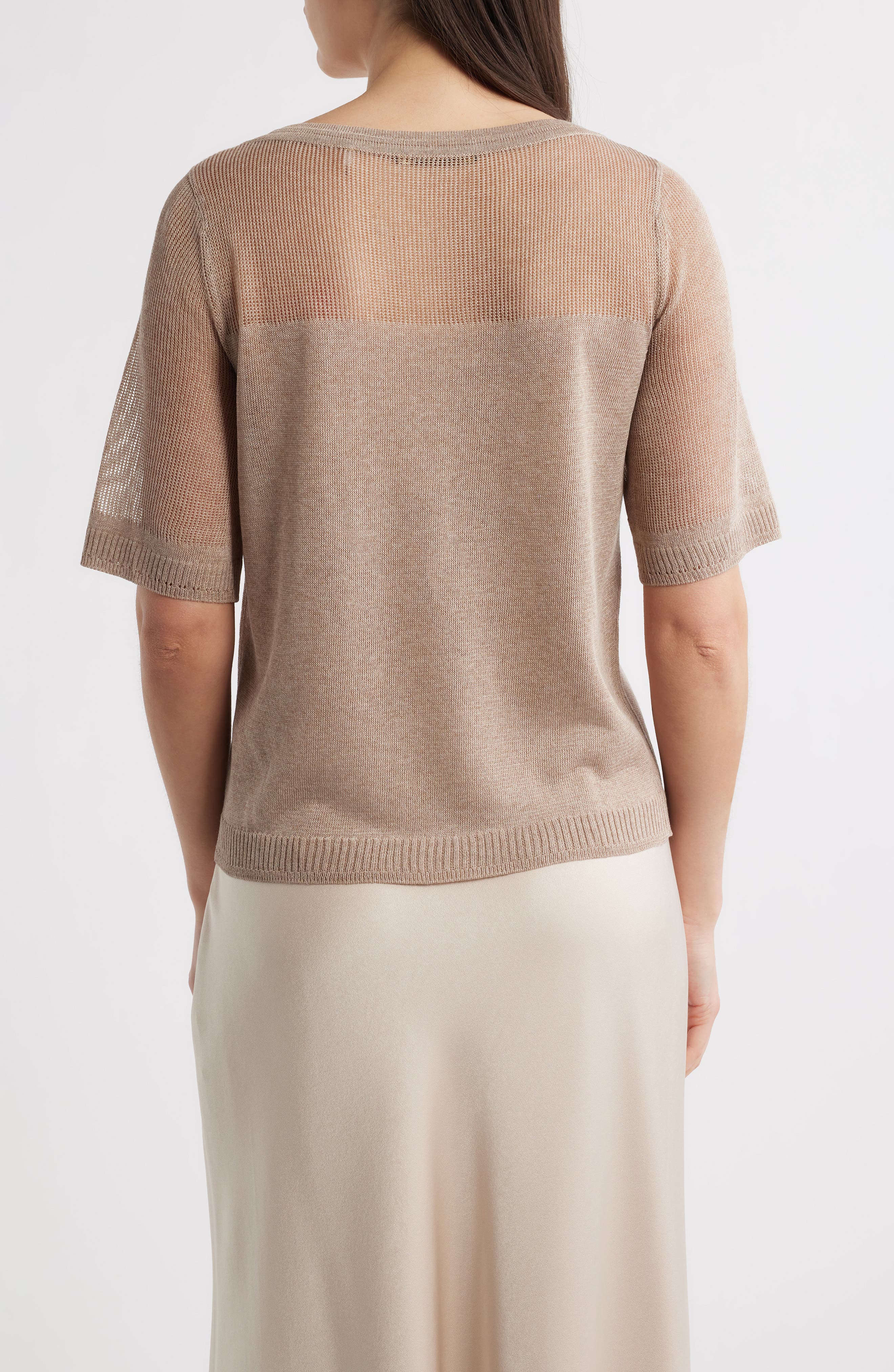 Romi Elbow Sleeve Knit Top - image 4