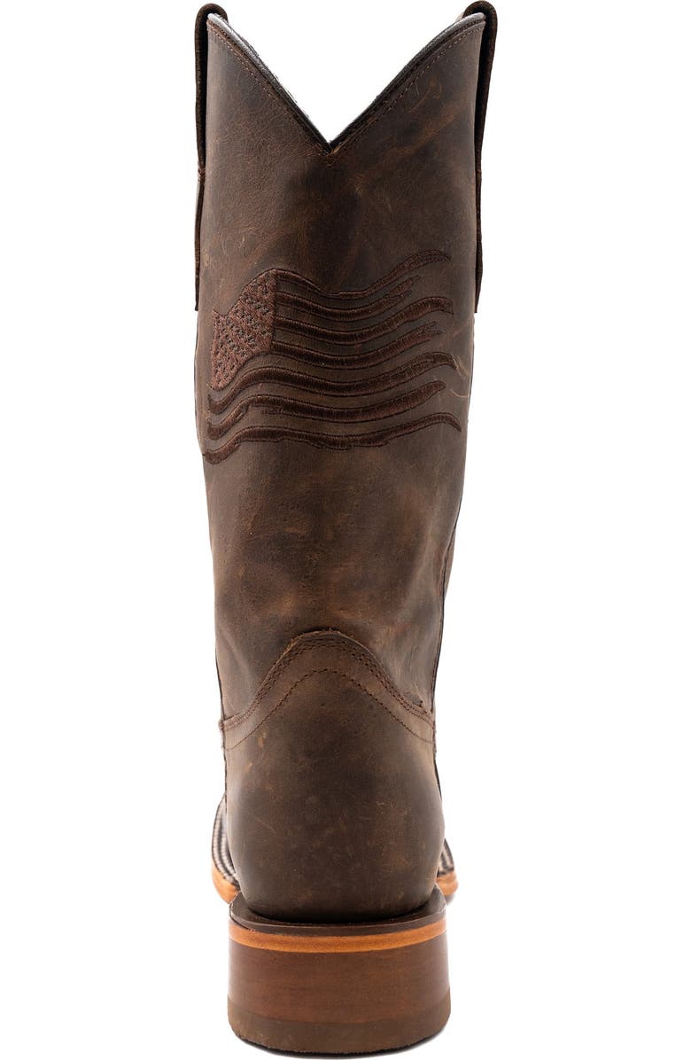 Ferrini Men's Patriot Western Boot, Alternate, color, Chocolate