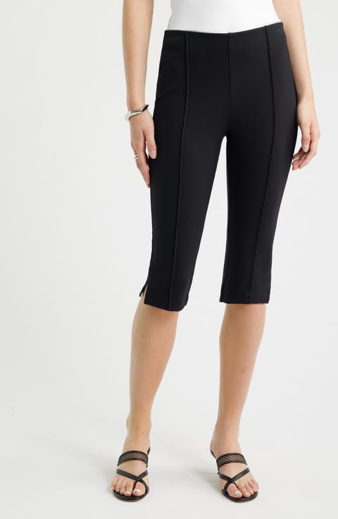 Ponte Knit Capri Pants
