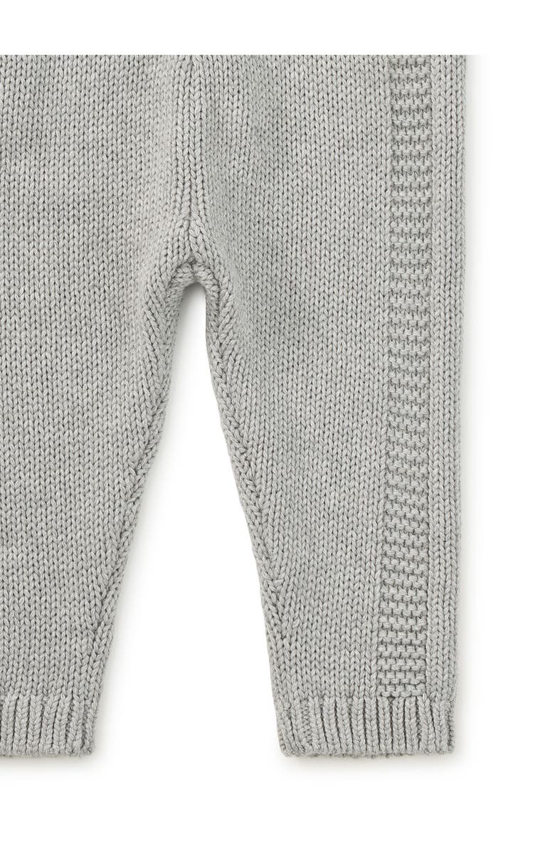 Tea Collection Cozy Baby Pants, Alternate, color, Med Heather Grey