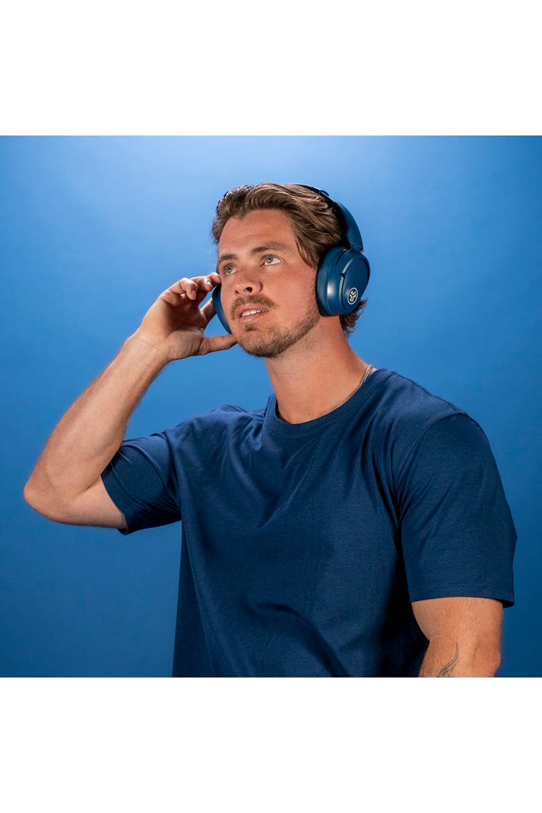 JBuds Lux ANC Headphones, Alternate, color, Navy