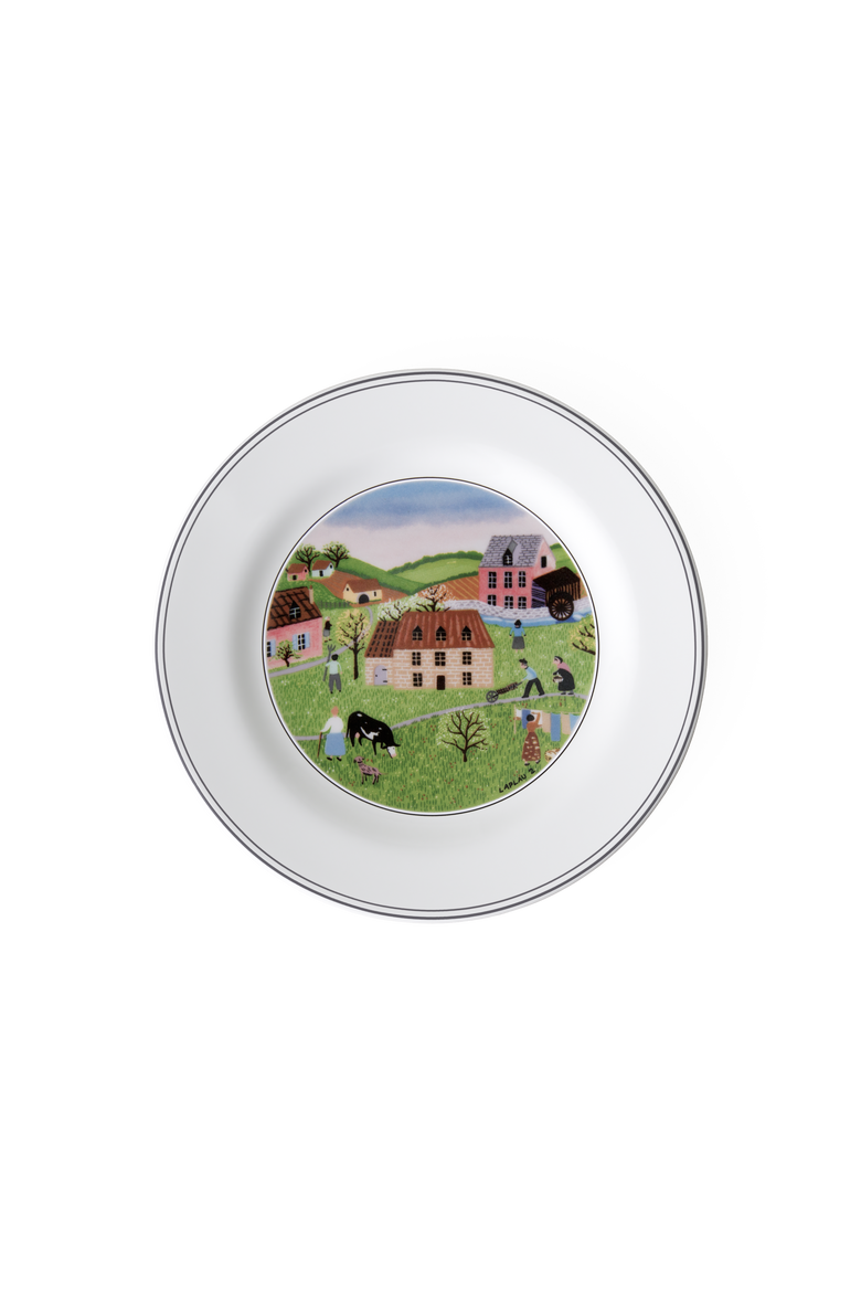 Design Naif Bread & Butter Plate #2 Spring Morning, Main, color, None