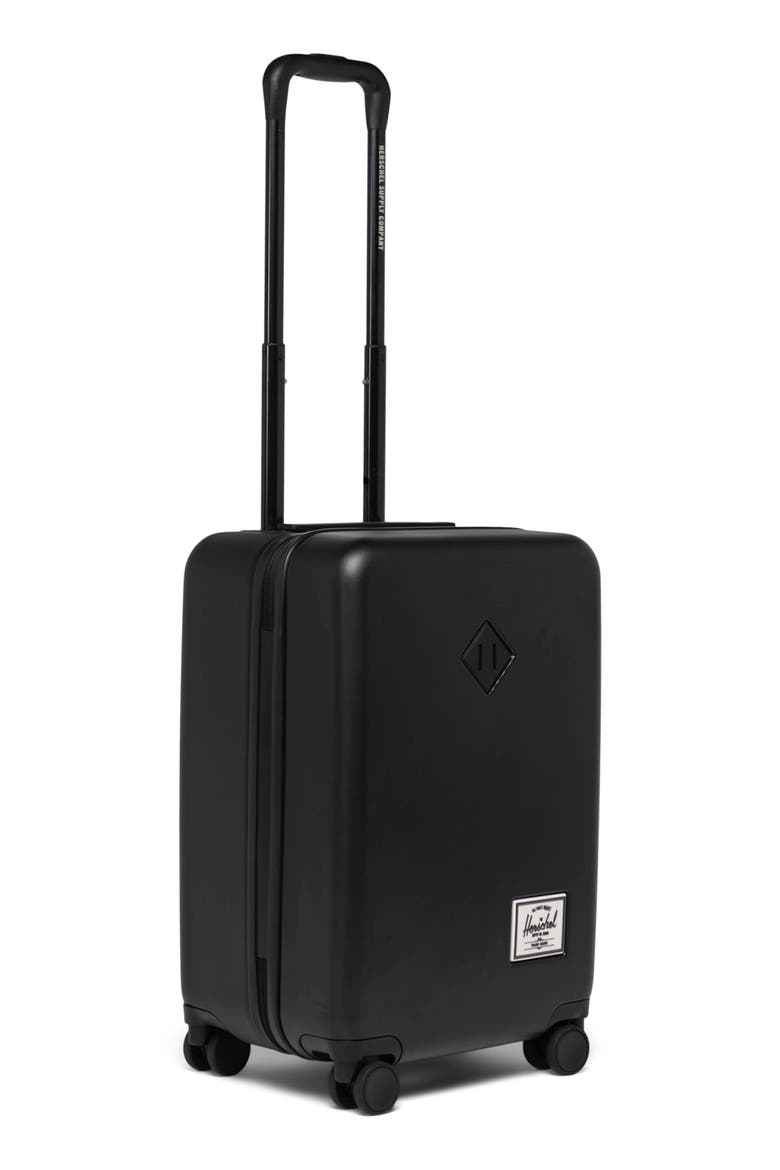 Heritage™ Hardshell Large Carry-On Luggage, Alternate, color, BLACK