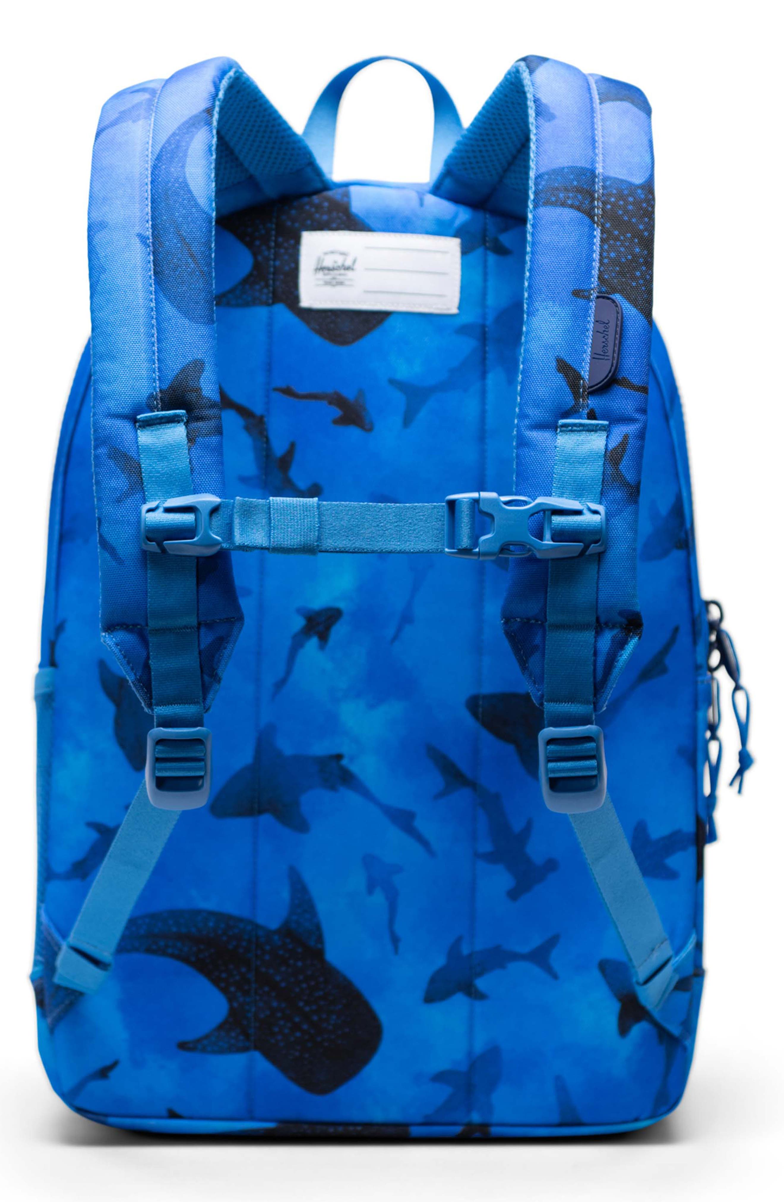 Herschel Supply Co. Kids' Heritage Youth Backpack, Alternate, color, Sharks