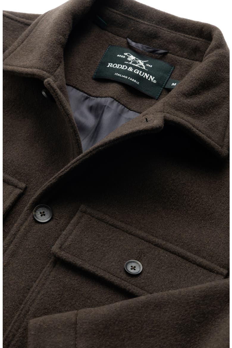 Windsoe Virgin Wool Blend Trucker Jacket, Alternate, color, OLIVE