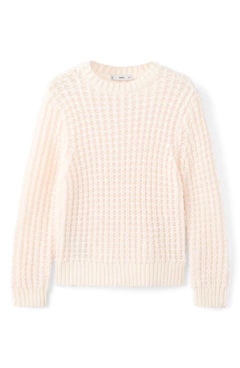 Openwork Knit Sweater
