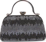 BERNESS Two-Tone Rhinestone Clasp Bag