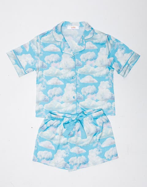 Kids Silky Daydreamer Short Sleeve Short Set