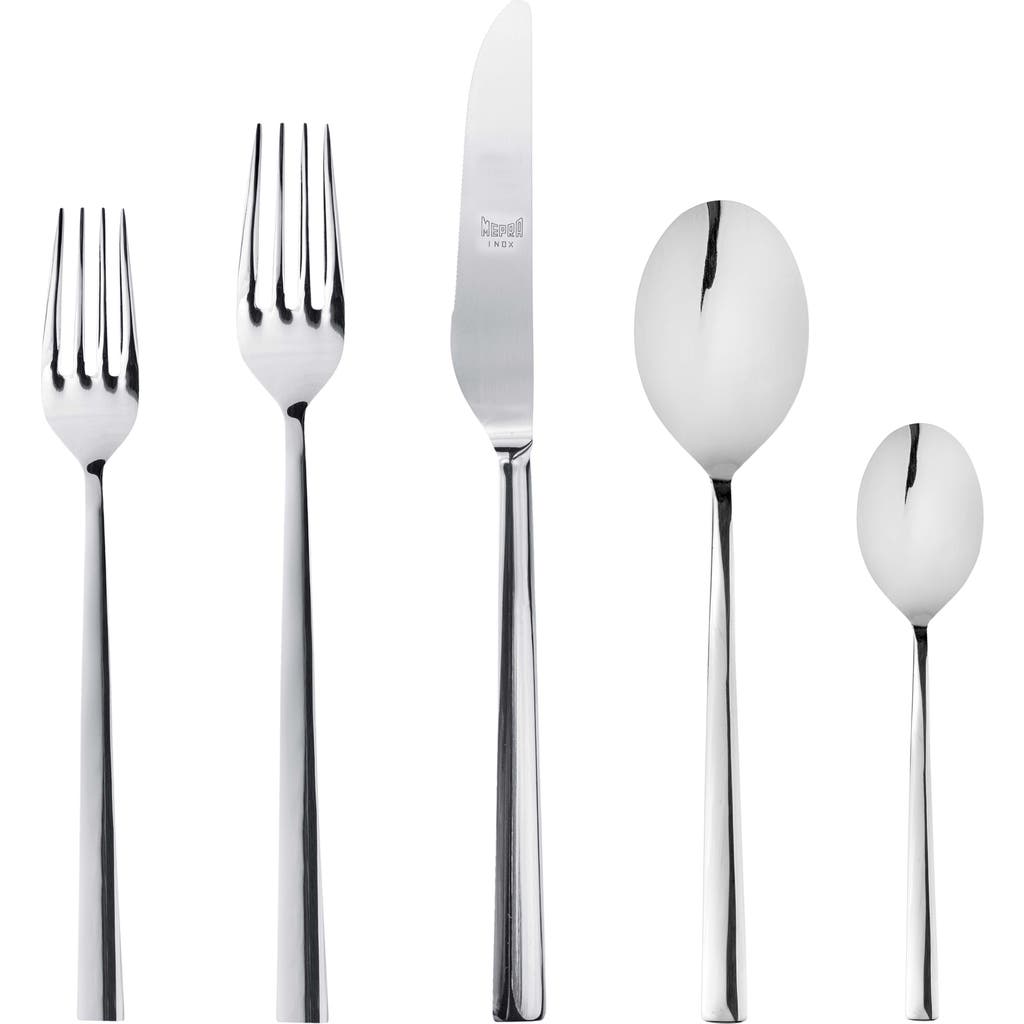 Mepra Atena Flatware Set In Silver