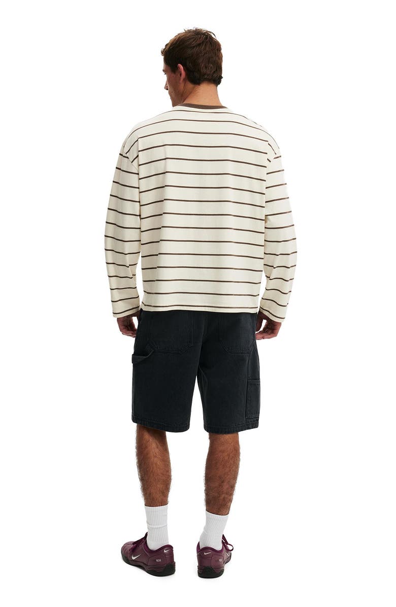 Cotton On Men's Baggy Worker Short, Alternate, color, Washed Black