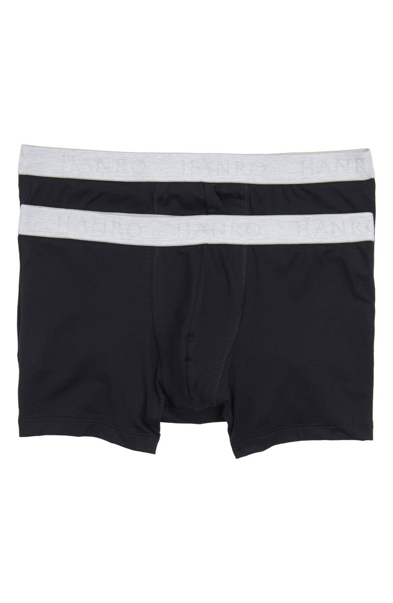 Hanro Cotton Essentials 2-Pack Boxer Briefs, Main, color,