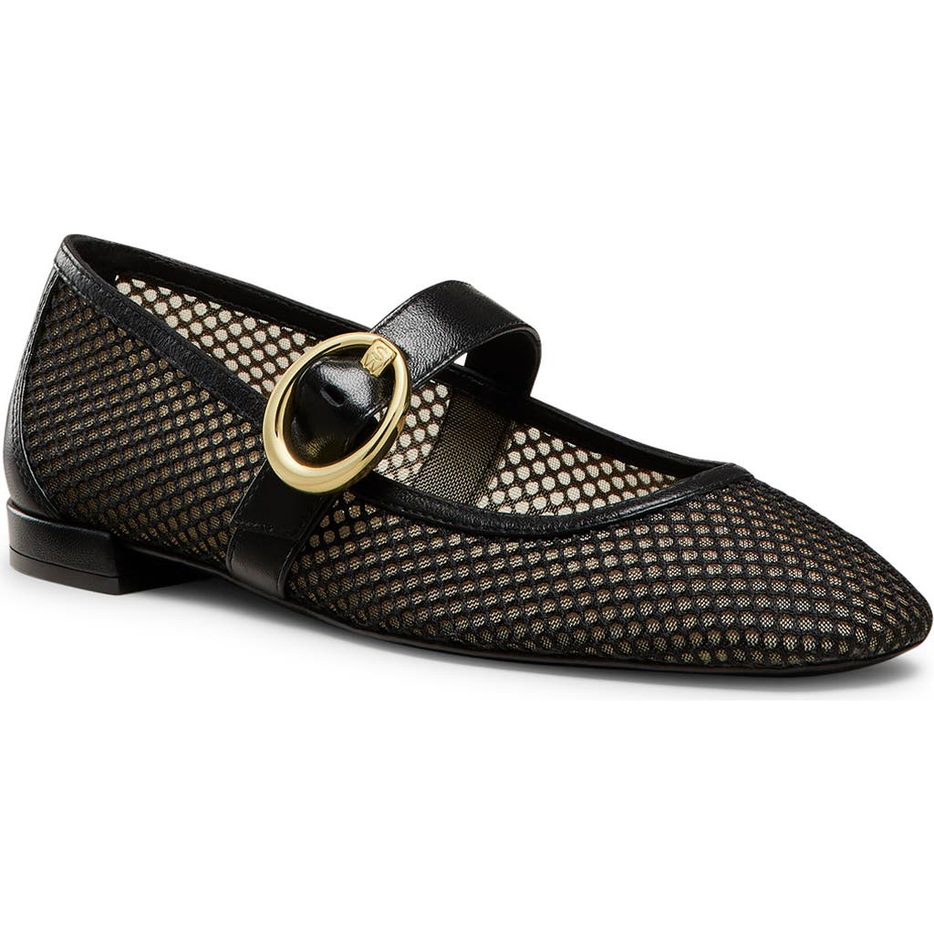 Stuart Weitzman Arabella Ballet Flats In Black