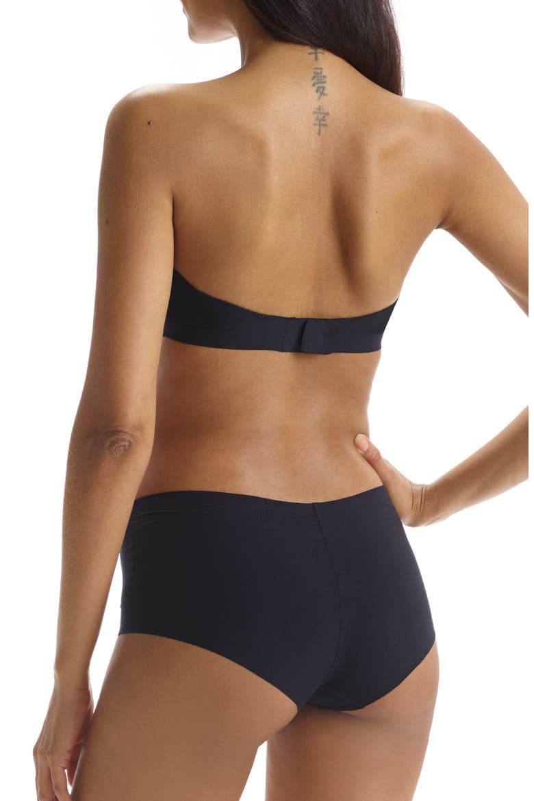 Butter Soft Strapless Bralette, Alternate, color, BLACK
