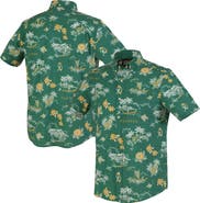 Reyn Spooner Men's Reyn Spooner Green Green Bay Packers Throwback Kekai Performance Button-Down Shirt
