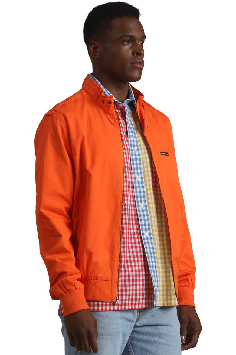 Classic Iconic Racer Jacket, Alternate, color, Orange