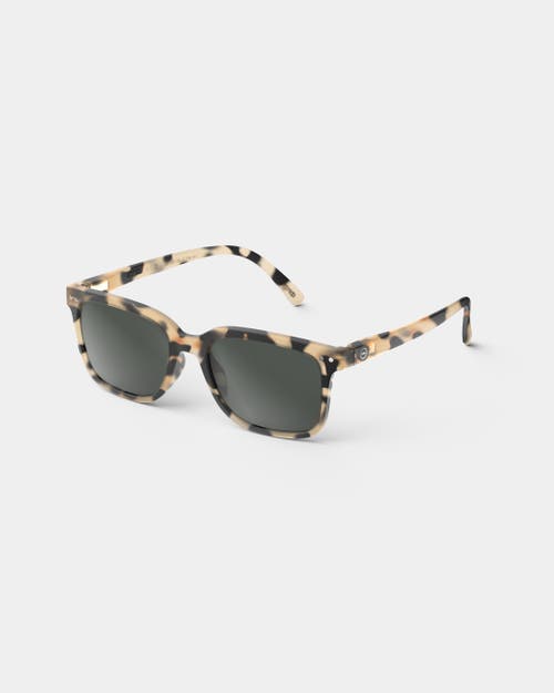 Izipizi #l 54mm Rectangular Sunglasses In Brown