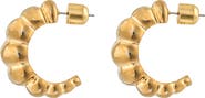 CHRISTINA CARUSO Tufted Crescent Earrings