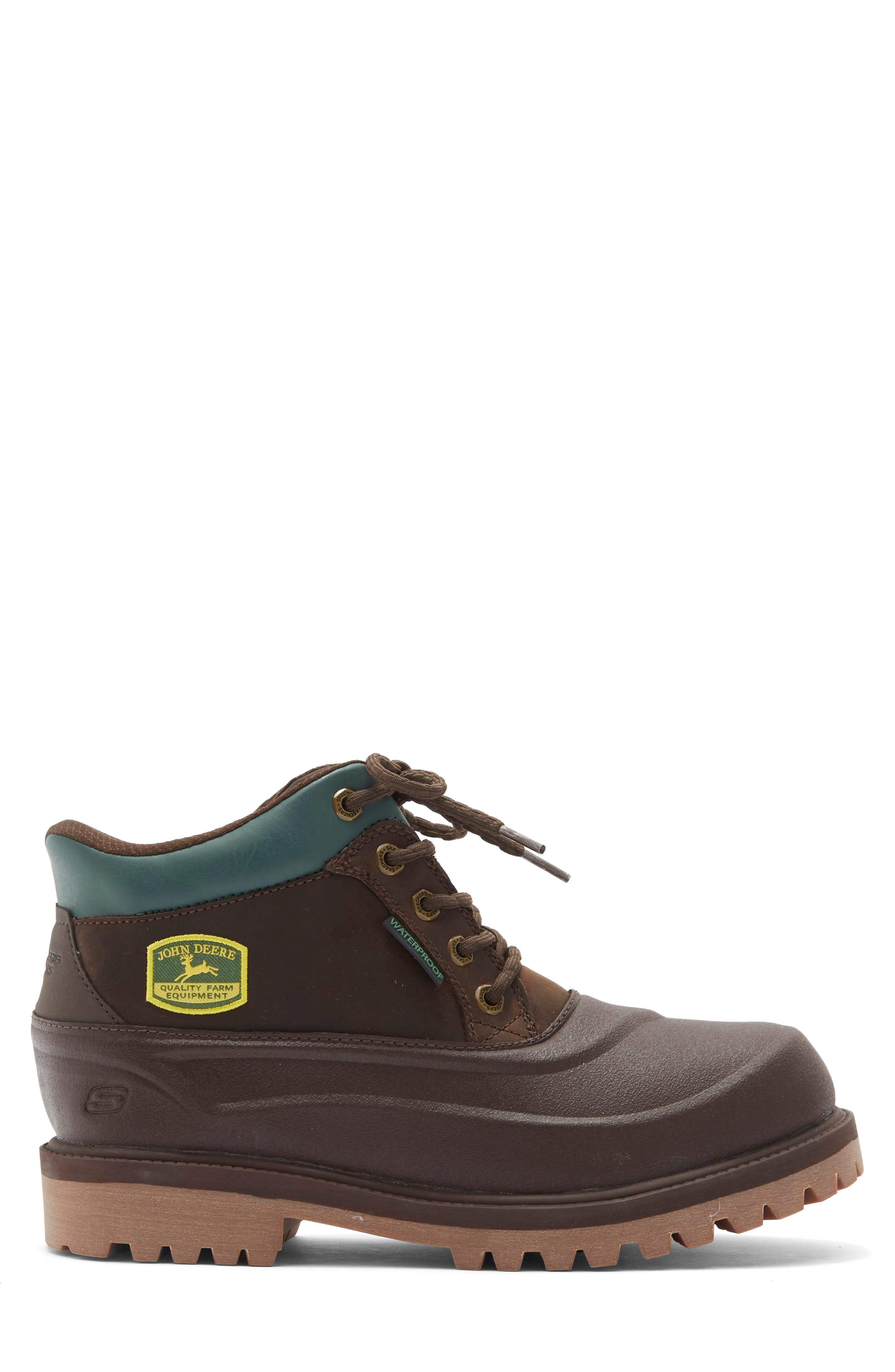 SKECHERS x John Deere Slip-Ins Waterproof Swamper Boot, Alternate, color, Chocolate