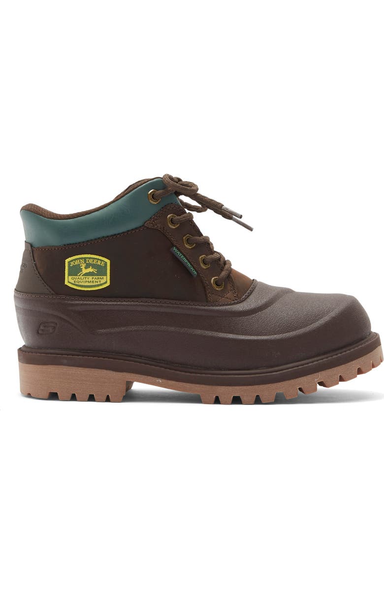 SKECHERS x John Deere Slip-Ins Waterproof Swamper Boot, Alternate, color, Chocolate