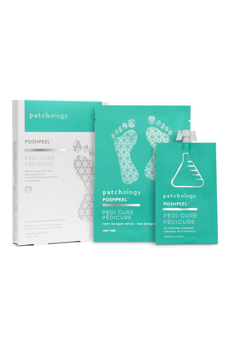PoshPeel™ Pedi Cure Foot Treatment Peel, Main, color, NO COLOR