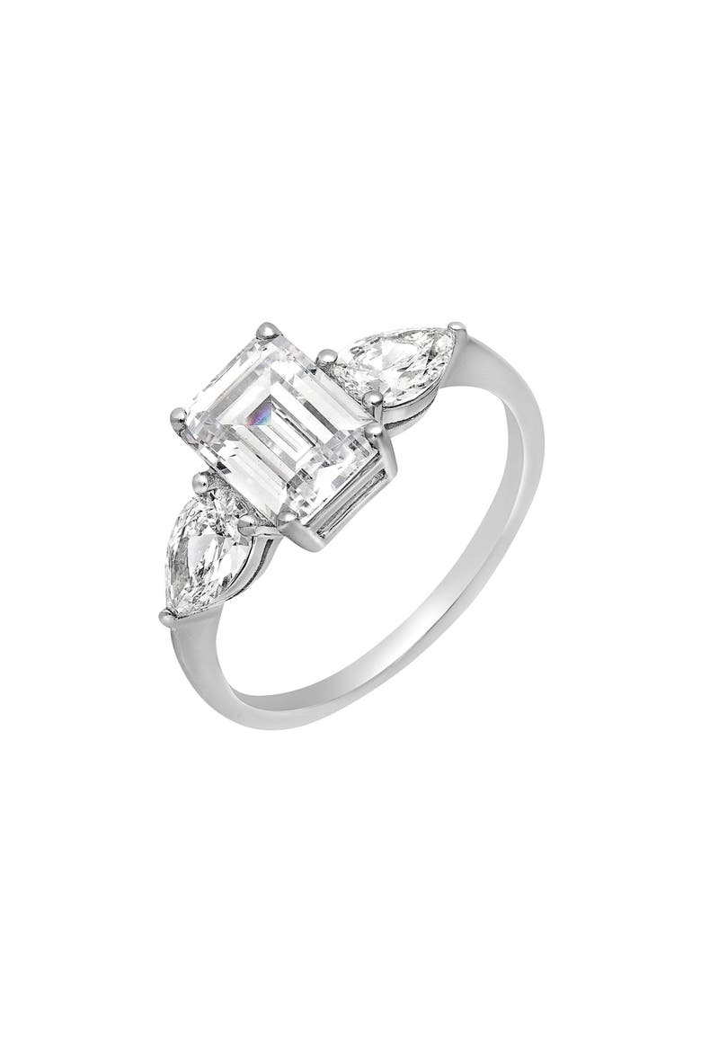 Engagement Ring Setting (Nordstrom Exclusive), Main, color, WHITE GOLD/ DIAMOND