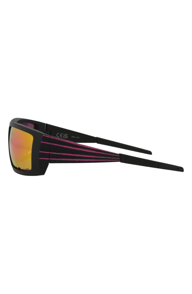 PHILIPP PLEIN 64mm Sport Sunglasses, Alternate, color, Black Black Pink
