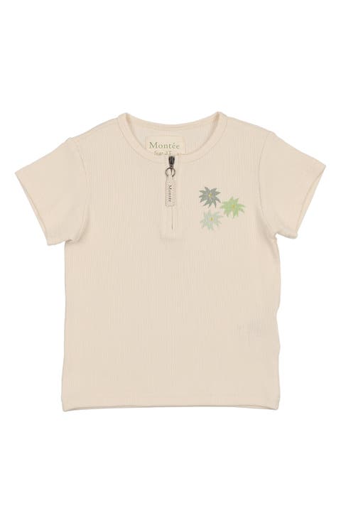 Kids' Floral Rib Top (Toddler)