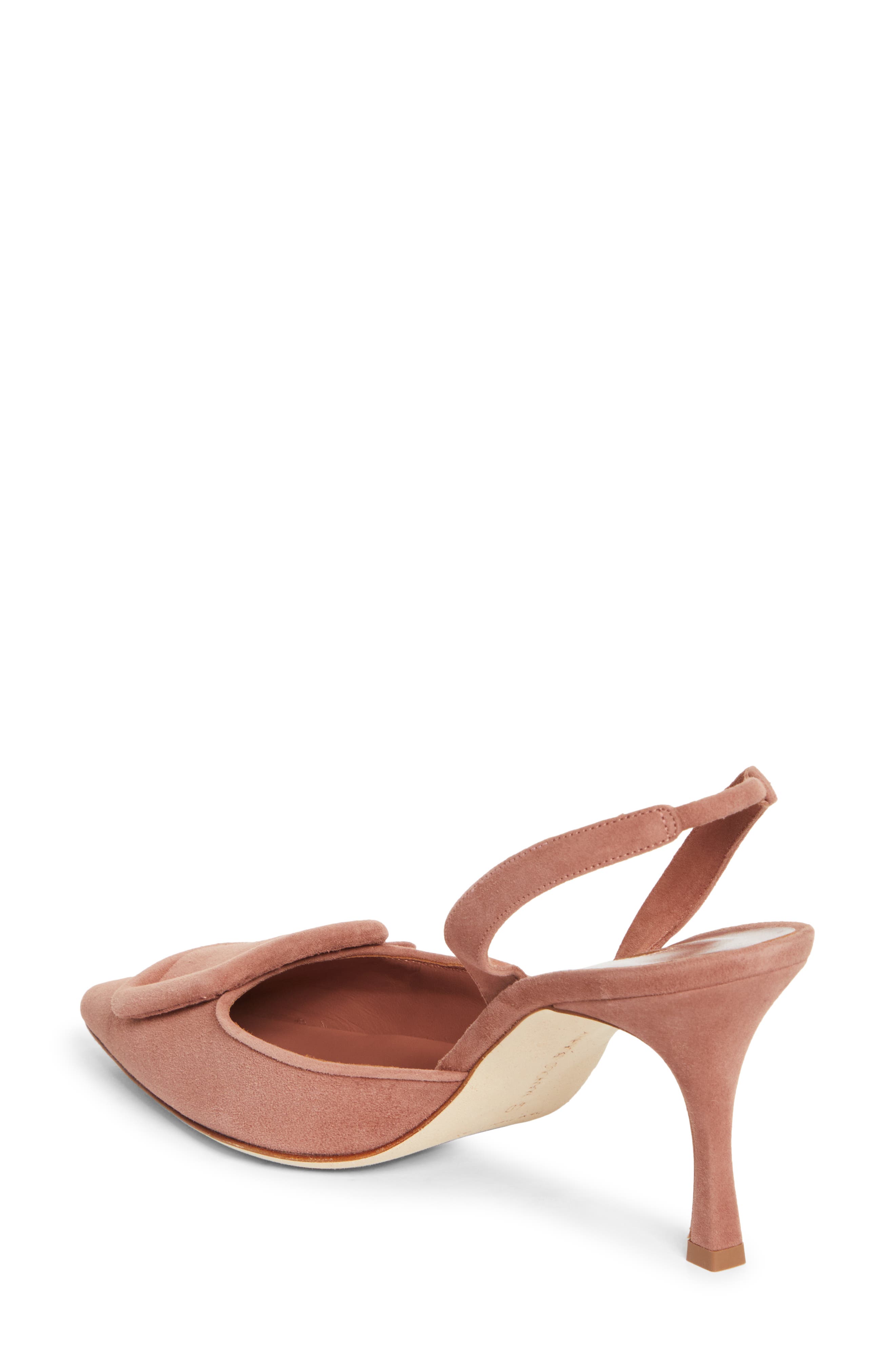 Manolo Blahnik Maysli Buckle Slingback Pump, Alternate, color, 